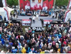 Lautan Manusia Terlihat Saat Kampanye Akbar Paslon No 1 Ajp-James
