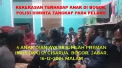 Kasus Penganiayaan Anak Dilaporkan Sejak Desember 2024,Tak Ada Hasil  Polres Bogor Terkesan Kalah Terhadap Preman