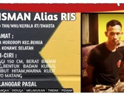 Satresnarkoba Polres Konsel Secara Resmi Terbitkan DPO Terduga Bandar Sabu Yang Sempat Melarikan Diri