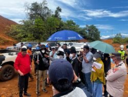 PN Unaaha Gelar Sidang Lapangan Sengketa Lahan Warga Dengan PT Antam di Desa Mandiodo dan Tapunggaya