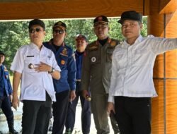 Sekda dan Ketua Panitia Tinjau Persiapan Lokasi Pameran HUT Konawe Selatan ke-23