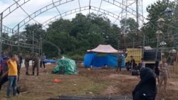Lonjakan Pelaku UMKM,ketua Panitia Agianto dan Halilintar Turun Langsung Kelapangan Mengatur Lokasi