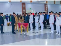 Puluhan Pejabat Dilantik Bupati Konsel Tekankan Kine Pirja dan Kepekaan Sosial