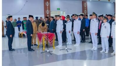 Puluhan Pejabat Dilantik Bupati Konsel Tekankan Kine Pirja dan Kepekaan Sosial