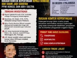 Pernah Terpidana Kasus Korupsi, Suami ks SDN 4 palangga Pegang Kendali Penuh Revit 1,2 M, PPWI dan ABR-i Ambil Tindakan Pelaporan