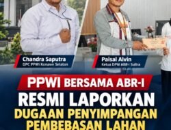 PPWI Bersama ABR-I Laporkan Dugaan Penyimpangan Pembebasan Lahan RSUD Konsel Tahun 2022