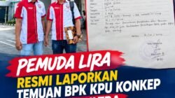 Pemuda LIRA Resmi Adukan Temuan BPK KPU Konkep Rp451,2 Juta ke Kejati Sultra